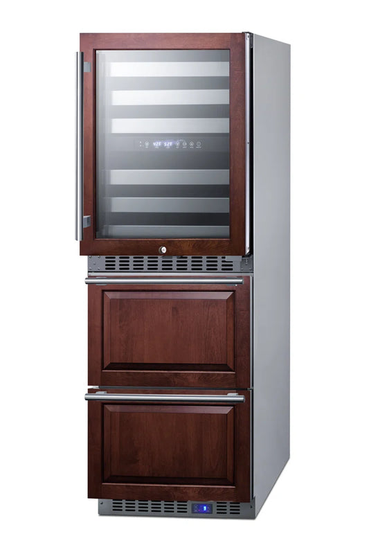 Triple Zone 23.63'' 46 Bottle and Can Wine & Beverage Refrigerator